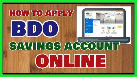 how to open an account in bdo online|How to Open an Account at A BDO Branch .